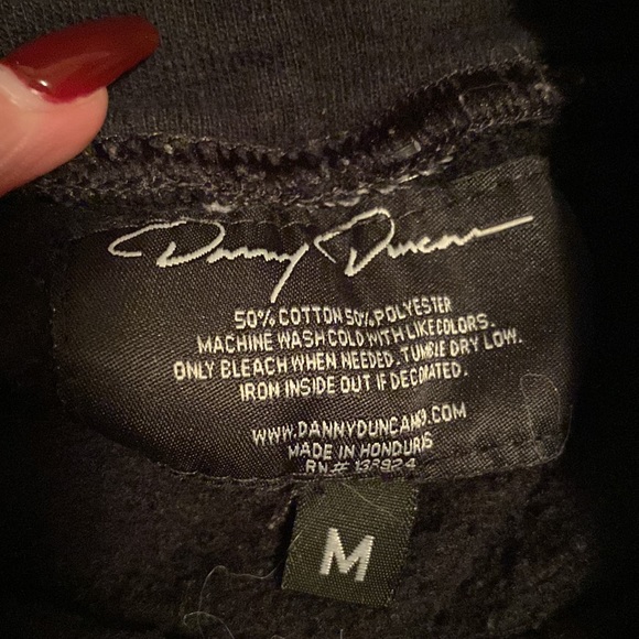 Black Virginity Rocks hoodie - Picture 2 of 2